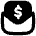 Mail Newsletter Paid Subscription Icon from Flex Remix Set