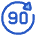 Entertainment Control Button Go Forward 90