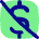 Money Currency Off Icon from Flex Pop Set