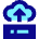 Server Cloud Drive Upload Backup Icon from Sharp Pop Set
