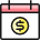 Calendar Cash icon - Free transparent PNG, SVG. No Sign up needed.