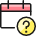 Calendar Question icon - Free transparent PNG, SVG. No Sign up needed.