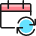 Calendar Refresh icon - Free transparent PNG, SVG. No Sign up needed.