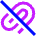 Attach File Off Icon from Sharp Neon Set