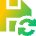Auto Save Backup Icon from Sharp Gradient Set