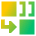 Combine Icon from Sharp Gradient Set