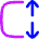 Dimension Vertical Icon from Flex Neon Set
