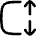 Dimension Vertical Icon from Flex Line Set