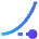 Ease In Icon from Sharp Gradient Set
