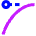 Ease Out Icon from Sharp Neon Set