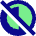 Edit Contrast Off Icon from Sharp Pop Set