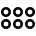 Reorder Dots Horizontal icon - Free transparent PNG, SVG. No Sign up needed.