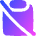 Clipboard Content Paste Off Icon from Flex Gradient Set