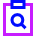 Clipboard Content Paste Search Icon from Sharp Neon Set