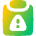 Clipboard Task Alert Icon from Flex Gradient Set