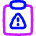 Clipboard Task Alert Icon from Flex Neon Set