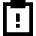 Clipboard Task Alert Icon from Sharp Remix Set
