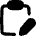 Clipboard Task Note Edit Icon from Flex Remix Set