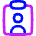 Clipboard Task Person In Charge Icon from Flex Neon Set