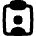 Clipboard Task Person In Charge Icon from Flex Remix Set