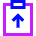 Clipboard Task Submitted Icon from Sharp Neon Set