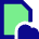 Document File Cloud Online Backup Icon from Sharp Pop Set