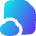 Document File Cloud Online Backup Icon from Flex Gradient Set