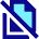 File Document Copy Duplicate Off Icon from Sharp Pop Set