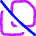 File Document Copy Duplicate Off Icon from Flex Neon Set
