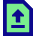 File Document Upload Publish Icon from Sharp Pop Set