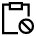 Interface File Clipboard Block icon - Free transparent PNG, SVG. No Sign up needed.