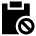 Interface File Clipboard Block icon - Free transparent PNG, SVG. No Sign up needed.