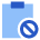 Interface File Clipboard Block icon - Free transparent PNG, SVG. No Sign up needed.