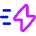 Flash Fast Speed Icon from Flex Neon Set