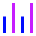 Chart Analytics Icon from Sharp Neon Set