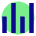 Chart Analytics Icon from Sharp Pop Set