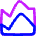 Chart Area Icon from Flex Neon Set