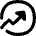 Chart Circle Up Growth Icon from Flex Remix Set