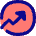 Chart Circle Up Growth Icon from Flex Pop Set