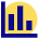 Chart Column Icon from Sharp Pop Set