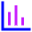 Chart Column Icon from Sharp Neon Set