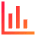 Chart Column Icon from Sharp Gradient Set