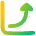 Chart Profit Growth Skyrocketing Icon from Flex Gradient Set