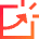 Chart Profit Growth Through The Roof Icon from Sharp Gradient Set