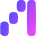 Chart Waterfall Icon from Flex Gradient Set