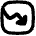 Growth Analytics Chart Down Loss Icon from Flex Remix Set