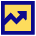 Growth Analytics Chart Up Gain Icon from Sharp Pop Set