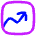 Growth Analytics Chart Up Gain Icon from Flex Neon Set
