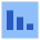 Money Graph Bar Decrease Square