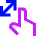 Finger Gesture Pinch Icon from Sharp Neon Set